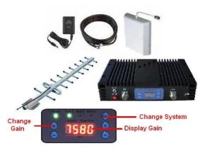 China 10dBm Pico Lte Mobile Signal Repeater 60dB Gain ALC MGC 500sqm Coverage 2600MHz on sale