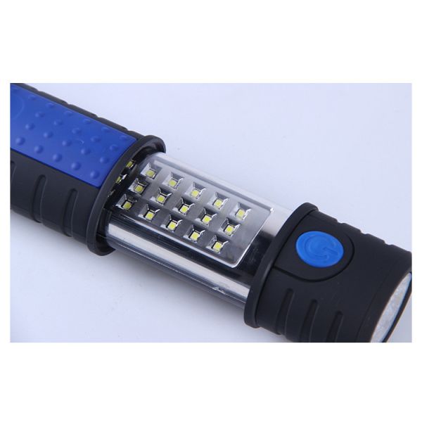 Blue Ultra Bright Portable LED Work Lights With Household 12V Charging Adapters