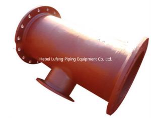 China DN1000x800x1000mm Ductile Iron Pipe Fitting All flanged tee wholesale