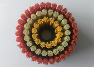 Engineered Custom CNC Deburring Brushes , Ceramic Disc Metal Processing Brushes