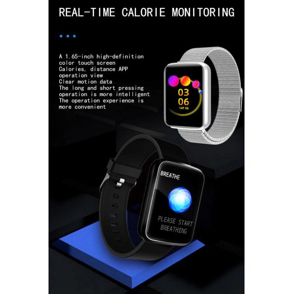 Realtek 8762C Women Smart Watch SMS TFT Calorie Monitoring Music Control