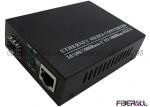 Gigabit SFP Ethernet Fiber Media Converter With LC Single Fiber Optical