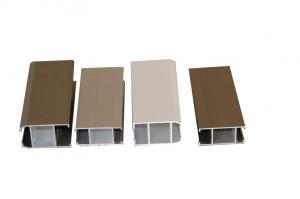 China Powder Coating Aluminum 6063-t5 Window Frames / Profiles 60 - 80 um For Dinner Room wholesale
