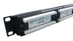 UTP Network Patch Panel 24 Port Cat6 Patch Panels for LAN Cabling Network YH4010
