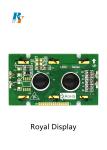 12X2 Stn Character LCD Module COB DFSTN Monochrome COB LCD Module
