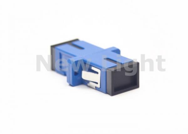 Quality Blue Color SC Fiber Optic Adapter Single Mode Simplex For Fiber To The Home for sale