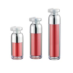 China Screen Printing Round Cosmetic Airless Pump Bottles wholesale