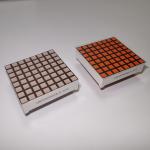 Pink Square 8x8 LED Dot Matrix Display Row Anode Column Cathode For Elevator