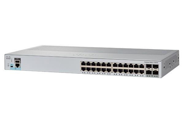 Quality Cisco Catalyst WS-C2960L-24TS-LL 24-Port Ethernet Switch w/ 4 SFP Uplinks for sale