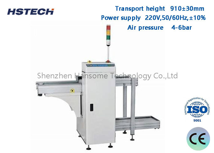 China SMEMA Signal Max 530*460mm 90 Degree Compact PCB Unloader Equipment on sale
