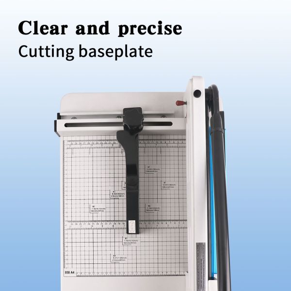 Office Home 400 Sheets Cutting Capacity A4 Metal Guillotine Paper Trimmer with Manual