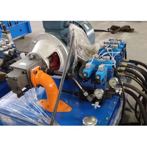 Color Steel CZ Purlin Roll Forming Machine , Sheet Roll Forming Machine