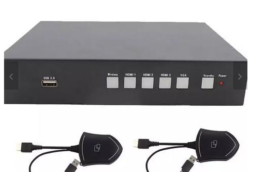 Quality 6 In 1 Quad Split Multiviewer AV Video Scaler Switcher for sale