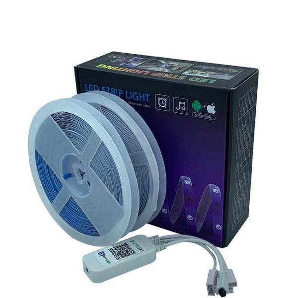 Quality IP20 20M 55W Bluetooth LED Strip Light for sale