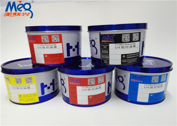 Quality Fast Curing LED UV Offset Printing Ink Varnish With No Solvent , Low Odor for sale
