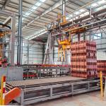 Steel Automated Unloading and Packing for Customizable Clay Brick Making Process