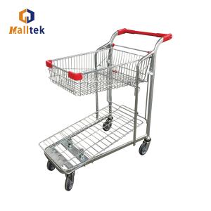 China Fold Up Heavy Load Warehouse Trolley Platform Cart Trolley wholesale