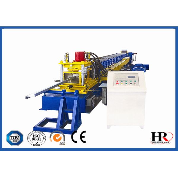 Pre-punching Z Shape Cold Roll Forming Machine With Changeable Feeding Width