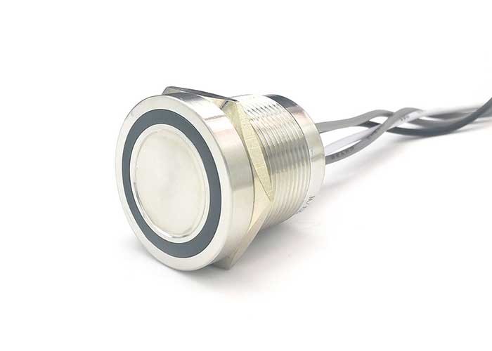 China 22mm Illuminated Piezo Switch Push Button Ip69k Self Reset Underwater wholesale