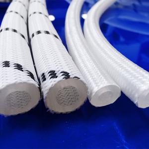 China Outer Polyester Silicone Braided Hose Pipe FDA Food Grade High Pressure on sale