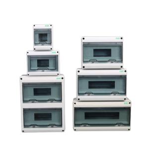 China HT-5 8 12 15 18 24 Way Electrical Enclosure Distribution Plastic Switch Box IP65 Waterproof on sale