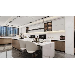 Extra Large Countertop White Kitchen Cabinet Good Elegance And Functionality