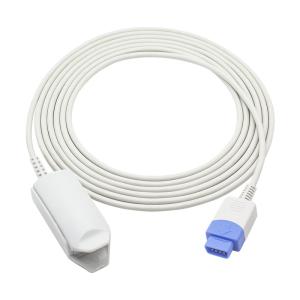 China GE Datex Ohmeda OxyTip TruSignal Tech TS-F-D SpO2 Sensor 9Pin Adult Finger Clip SpO2 Probe I4 With E-Series Modules wholesale