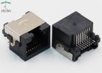 R/A One Port Shielded RJ45 Lan Jack 8P8C Modular Connector SMT Type MJ88G-B011