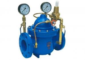 China Pressure Reducing Valve DN 300 PN16 With Pilot Circuit Including Automated Control Downstream Pressure wholesale