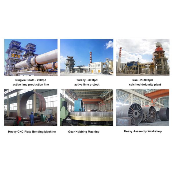 Complete Quick Lime Plant , Vertical Lime Kiln Less Construction Land