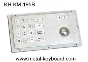 China Panel Mount Industrial Industrial Keyboard with Trackball , 16 Keys Digital Keyboard on sale