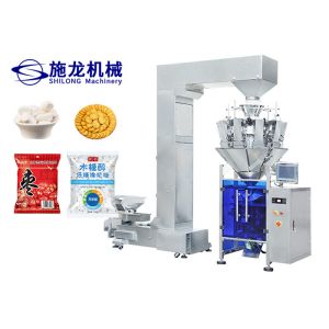 China Biscuits Chips Pouch Multihead Weigher Packing Machine 600kg 10 Head wholesale
