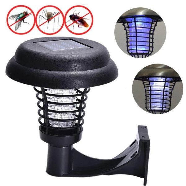 Plastic+ABS Solar Powered LED Wall Light Pest Killer Insect Killer Light Control Accessories