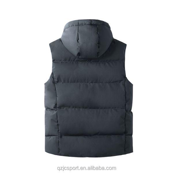 New arrival JC wind cotton padding vest coat men s warm vest jacket custom logo