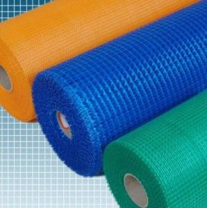 China Alkali Resistant Fiberglass Mesh Cloth / Fiberglass Mesh Fabric Roll 30-300g/M2 on sale