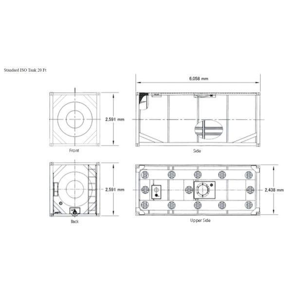5Ton Tank ISO Container Turnover Rotation Machine Rotation Revolving Frame Machine