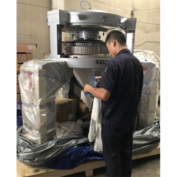 Double Jersey Interlock Circular Knitting Machine Producing Double Composite