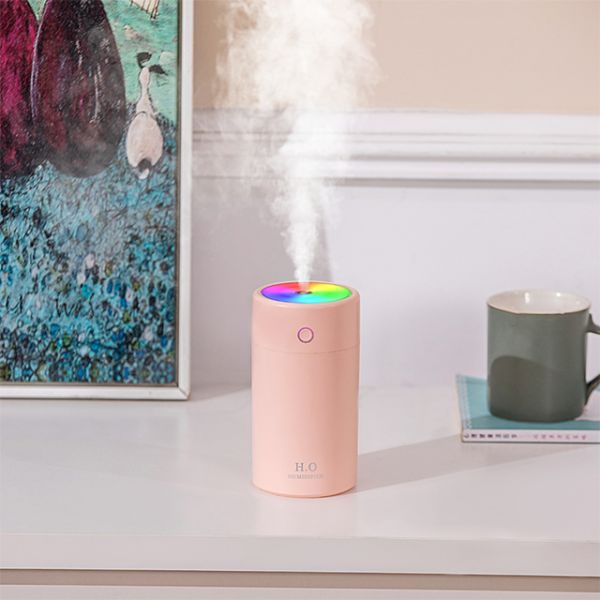 400ml USB Portable Mini Cool Mist Air Humidifier With LED Light