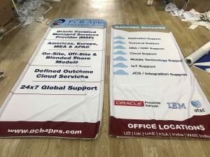 Vivid Image Large Printing Format Stitching Edges 10 Ft Oversized For Business Promotion