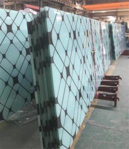 China 10mm Toughened Silk Screen Printing Glass Soundproof Decorative Art Glass wholesale