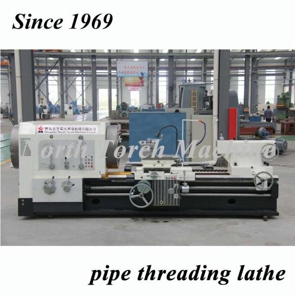 Quality Pipe Threading Cnc Turning Lathe Machine Big Spindle Bore Diameter for sale