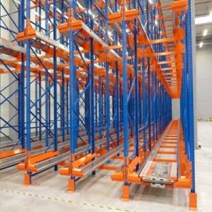 Adjustable Warehouse Storage Radio Racking Automatic Shuttle System Rack