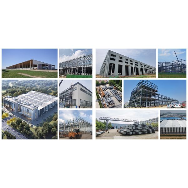 Prefabricated Steel Workshop Building with Galvanized Portal Frame