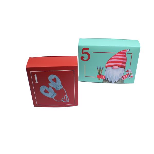 Quality custom Blind Box For Cosemtics personalized paper box
 for Christmas advent calendar box for sale
