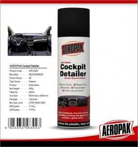 China Aeropak Automotive Dashboard Wax Spray Protective For Leather / Plastic / Rubber on sale