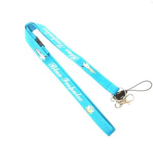China CMYK Custom Polyester Silk Screen Lanyards With Mobile Phone String wholesale