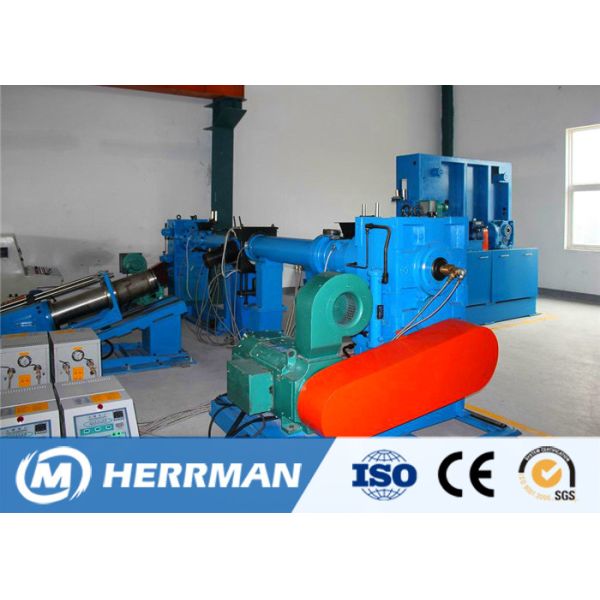 Rubber Sheathing And Insulation Continuous Vulcanization Line 1mm - 80mm Inlet