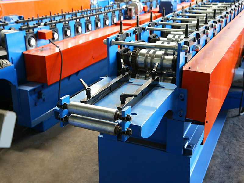 C Profile Beam Pallet Rack Post Roll Forming Machine With Punching System