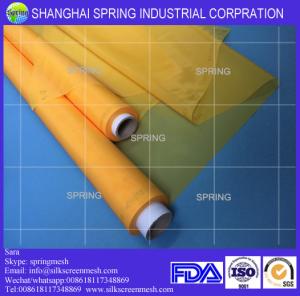 250 Mesh Count(100T) Silk Screen Printing Mesh Fabric/Polyester Screen Printing Mesh