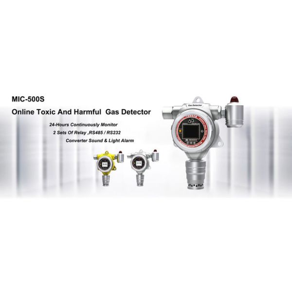 Remote Online Fixed Gas Detector 0 ~ 100ppm Chlorine / Cl2 IP65